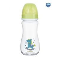 Canpol baby flašica široki vrat anti-kolik easy start - zelena