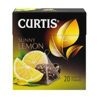 Curtis Sunny Lemon - Crni čaj sa aromom limuna, korom pomorandže i laticama cveća, 34 gr