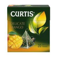 Curtis Delicate Mango - Zeleni čaj sa mangom, komadićima ananasa i laticama cveća, 36 gr