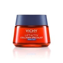 Vichy liftactiv collagen specialist noćna nega za korekciju bora i čvrstine kože, 50 ml