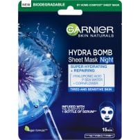 Garnier Skin Naturals Hydra Bomb Tissue Mask Night noćna maska za lice 32g
