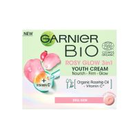 Garnier Bio Rosy Glow 3 u 1 krema za mlađi izgled kože 50 ml