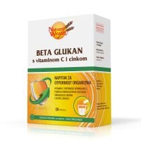 Natural Wealth Beta glukan + vitamin C + cink 20 kesica