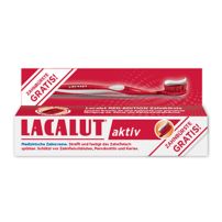 Lacalut aktiv pasta 75ml+gratis crvena četkica