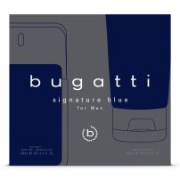 Bugatti set za muškarce Signature blue, (toaletna voda 100ml + gel za tuširanje 200ml)