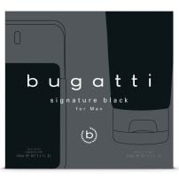 Bugatti set za muškarce Signature black, (toaletna voda 100ml + gel za tuširanje 200ml)