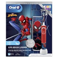 Giftset Oral B Vitality Spiderman dečija elektična četkica + kutija za putovanja