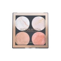Revolution Makeup Mini paleta hajlajtera i bronzera Cheek Kit Take a Breather 8,8g