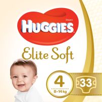 Huggies Elite Soft, dečje pelene veličina 4, 33 kom