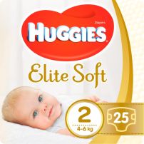 Huggies Elite Soft, dečje pelene veličina 2, 25 kom