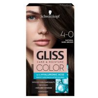 Gliss Color 4-0 prirodna tamno smeđa farba za kosu 