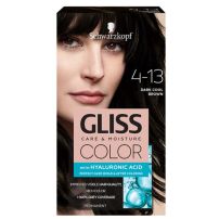 Gliss Color 4-13 tamna hladno smeđa farba za kosu