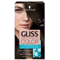 Gliss Color 5-1 hladno smeđa farba za kosu