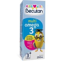 Becutan KIDS VITs Multi Omega 3 – sirup, 250ml