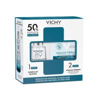 Vichy Winter promo paket: Mineral 89 serum 50% popusta + Aqualia lagana krema