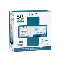 Vichy Winter promo paket: Mineral 89 serum 50% popusta + Aqualia bogata krema