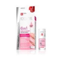 Eveline nail therapy 6in1 care&colour shimmer pink 5ml