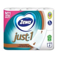 Zewa toalet papir just one 6/1 5sl