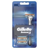 Gillette sensor 3 muški brijač 1 komad + 6 dopuna