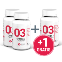 Immuno Systems Omega 3 + Vitamin E 5mg 2+1 gratis