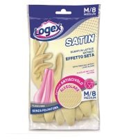 Logex Satin gumene rukavice sa pamucnom postavom (m)