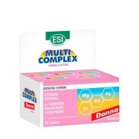 Multicomplex Donna vitamini + minerali + taurin + kolagen + keratin 30 tableta
