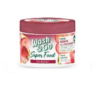Wash&go maska superfood grožđe i ulje makadamije 300ml