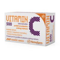 Lakorastvorljivi vitamin C 500 10 kesica