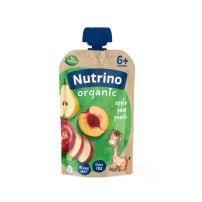 Nutrino Organic pauč jabuka, kruška, breskva 100g