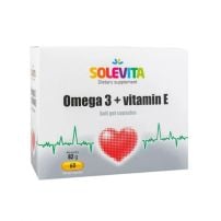 Solevita Omega 3 + vitamin E, 60 kapsula