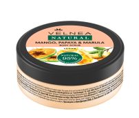 Velnea natural mango, papaya & marula body scrub 200 ml