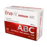 ErvaVit immuno ABC, 60 caps ( Betaglukan+ Zn + acai berry)