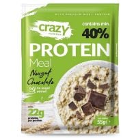 Crazy nutrition proteinska kaša nugat-čokolada 55g