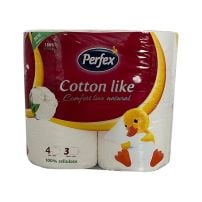 Perfex Cotton Comfort Line Natural toalet papir 4/1 3sl.