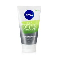 NIVEA 3-in-1 Urban Skin detox claywash za čIšćenje lica 150 ml